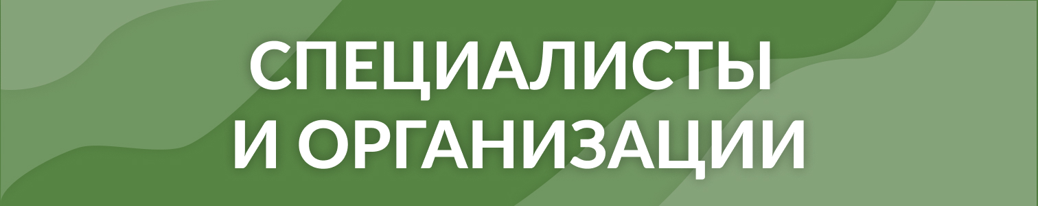 Специалисты, организации